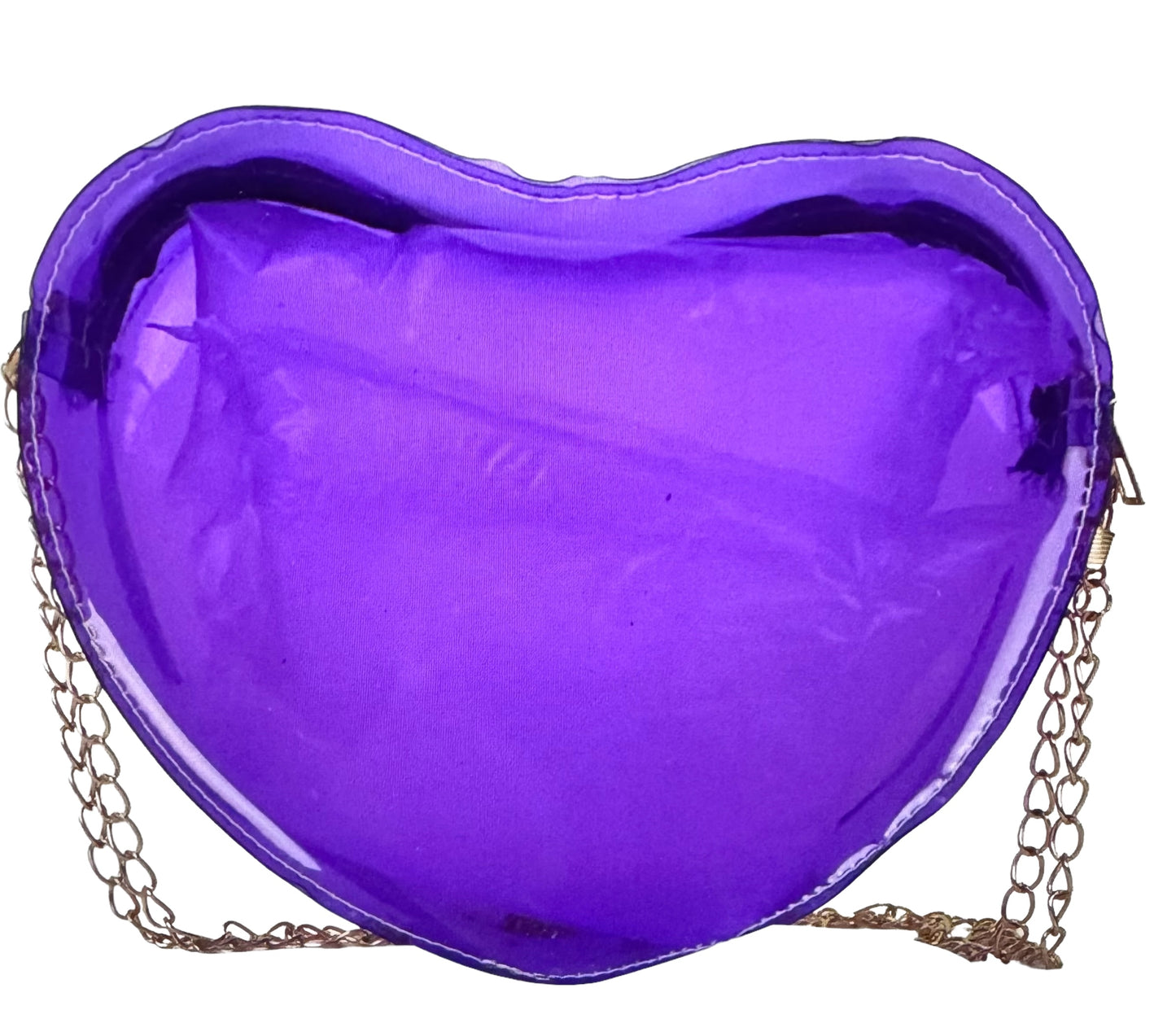 Jelly Transparent Heart Shape Bag