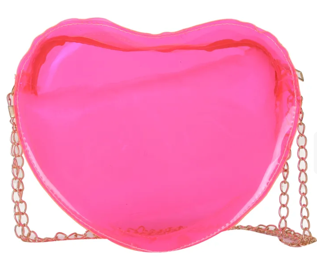 Jelly Transparent Heart Shape Bag